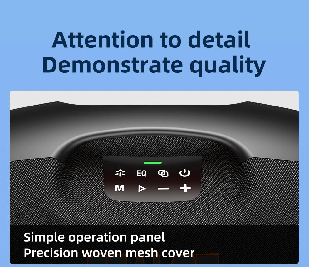 250W Portable Bluetooth Speaker, Waterproof