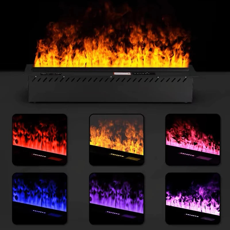 Smart atomization fireplace, 3D multi-color ,water vapor