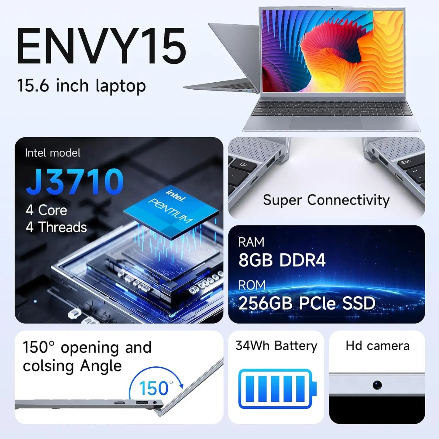15.6 Inch Laptop Windows 11 For Students And Business