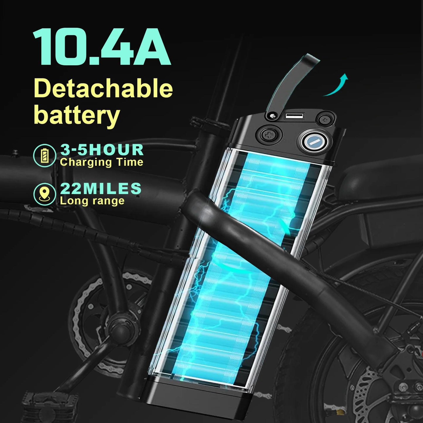 400W motor adult electric bicycle, foldable with seat and basket