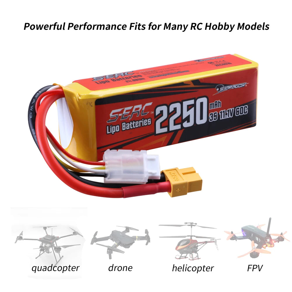3S Lipo Battery,lightweight design
