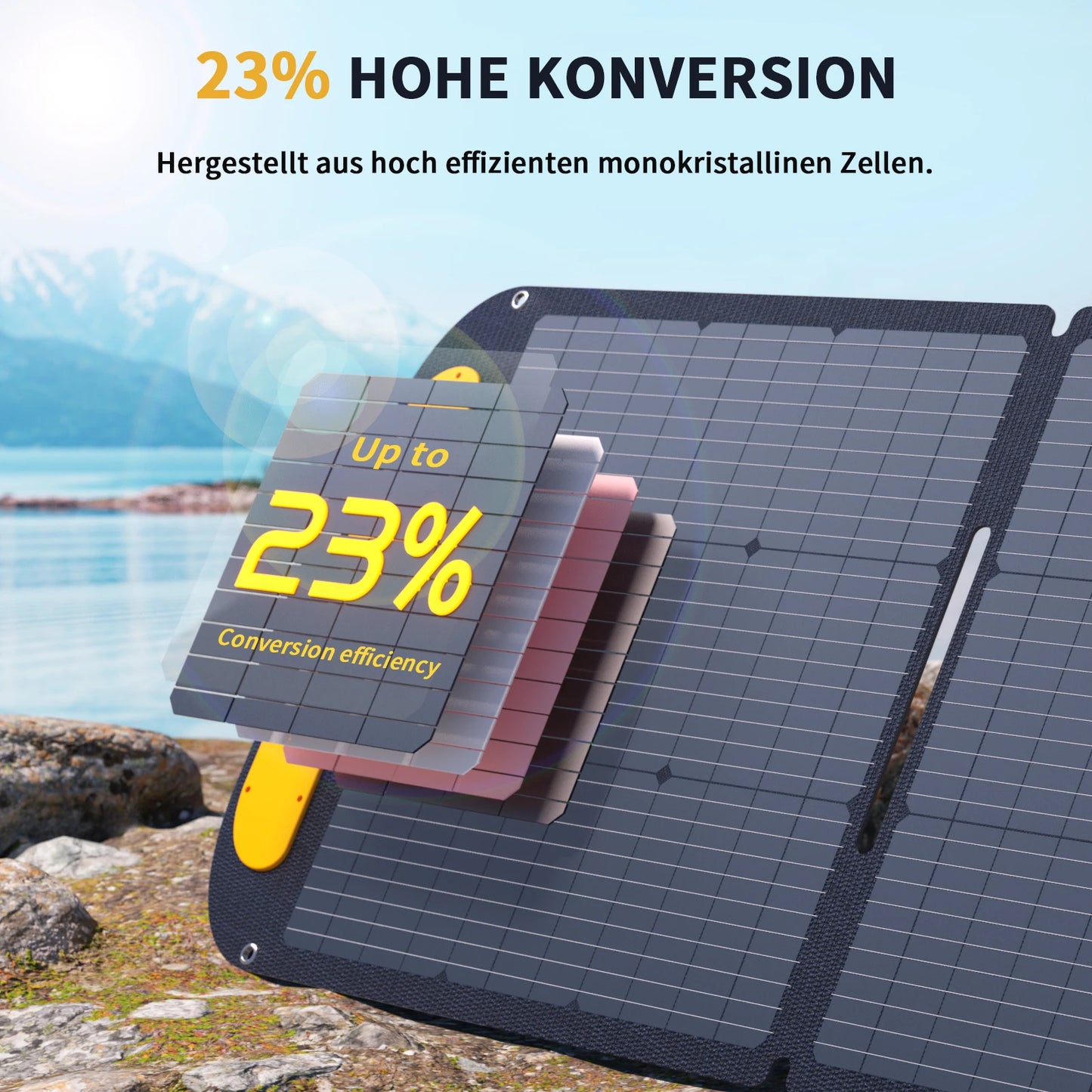 110W Portable Waterproof Foldable Solar Panel