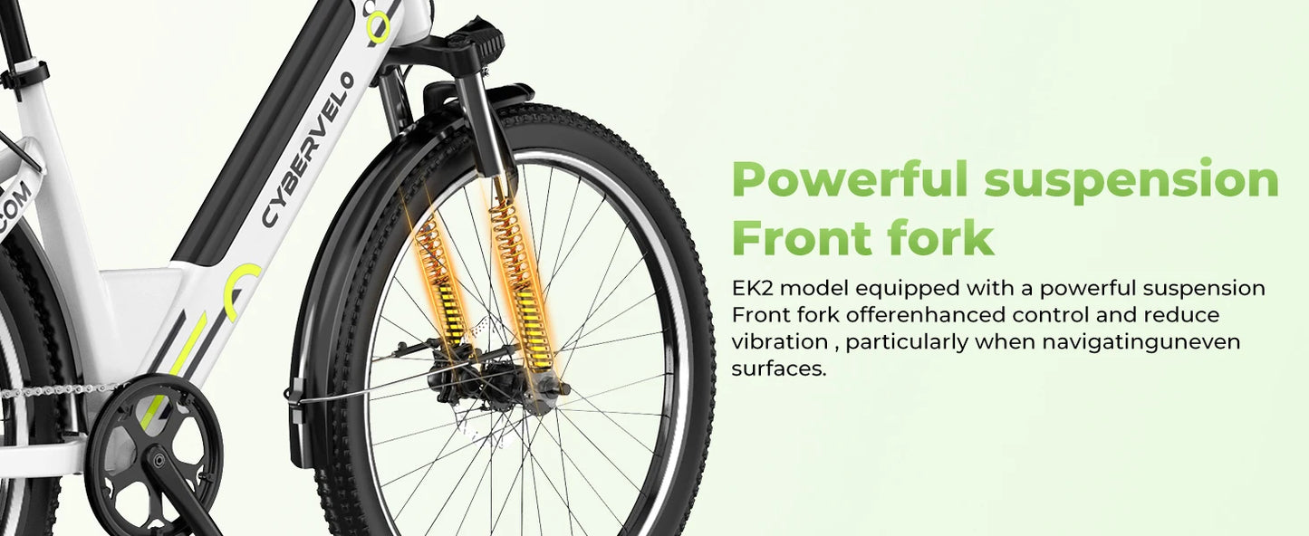 1000 Peak Electric Bike for Adults, up 80 Miles Removable Battery