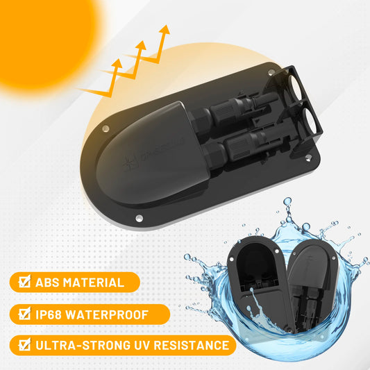 Solar Double Cable RV Caravan Roof Solar Junction Box
