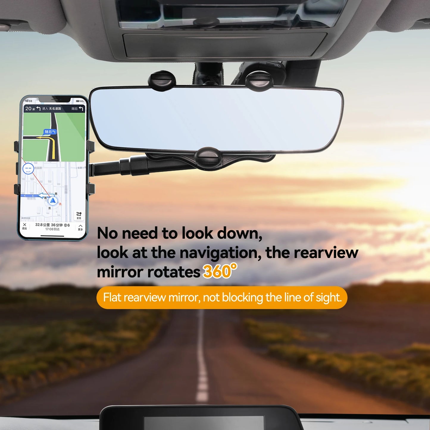 Cell Phone GPS bracket Mount Support