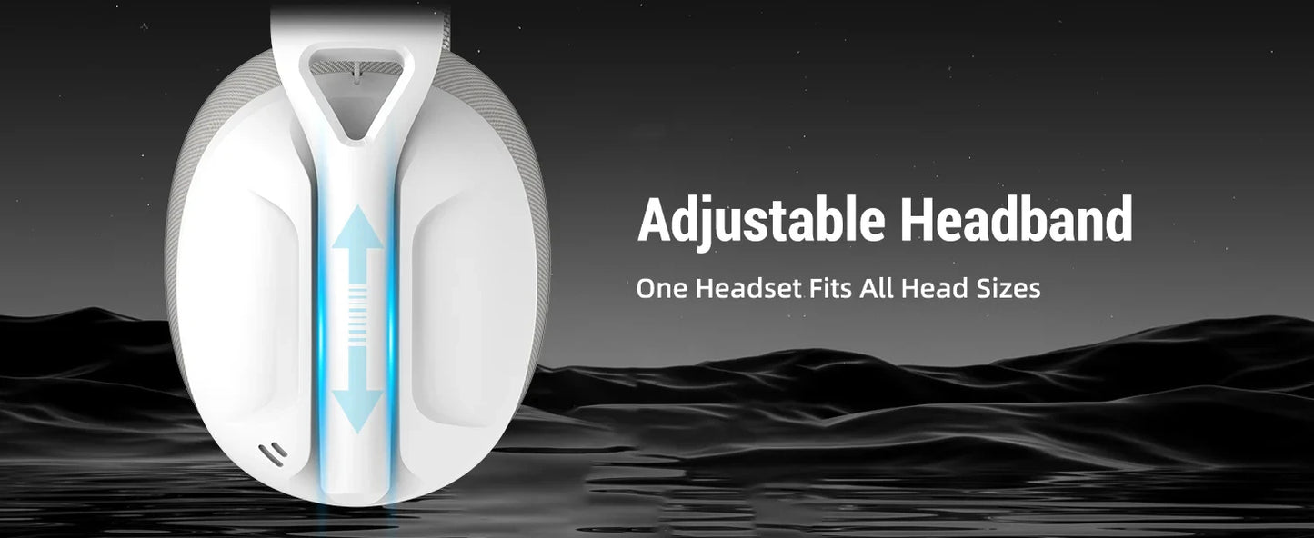 Ultra-Light Wireless Gaming Headset for PC/PS4/PS5/Switch/Xbox