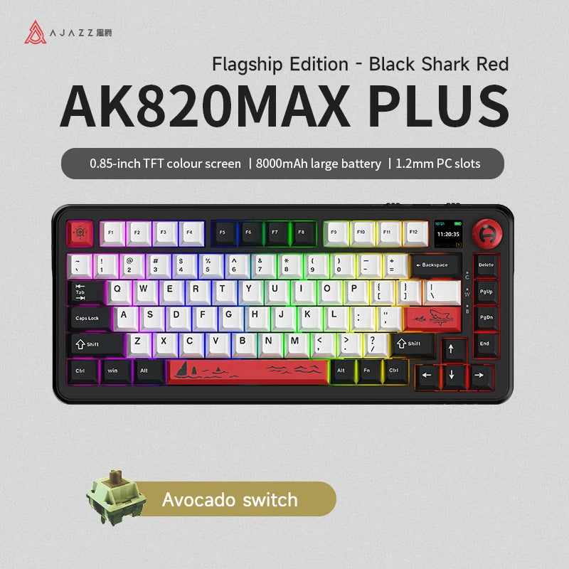 2.4G wireless/Bluetooth/wired gaming mechanical keyboard