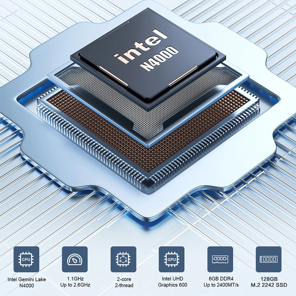 MLLSE M2 Air Mini PC Intel Celeron
