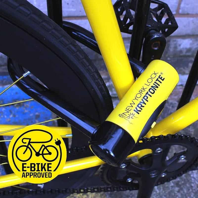 Heavy Duty Anti-Theft E- Bicycle U Lock, 18mm Shackle with Keys