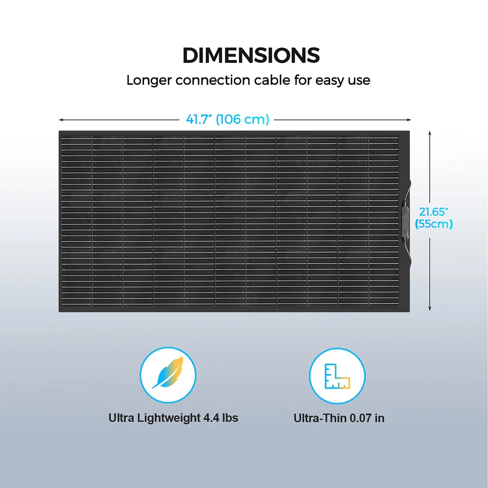 12V Flexible Solar Panel Kit