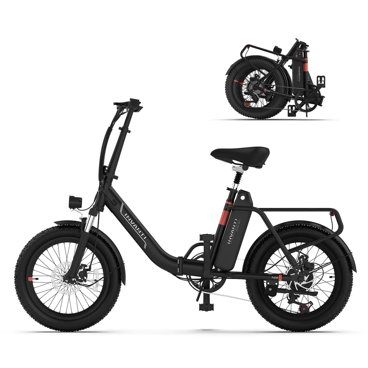 20" Folding Electric Bike 500W Motor
