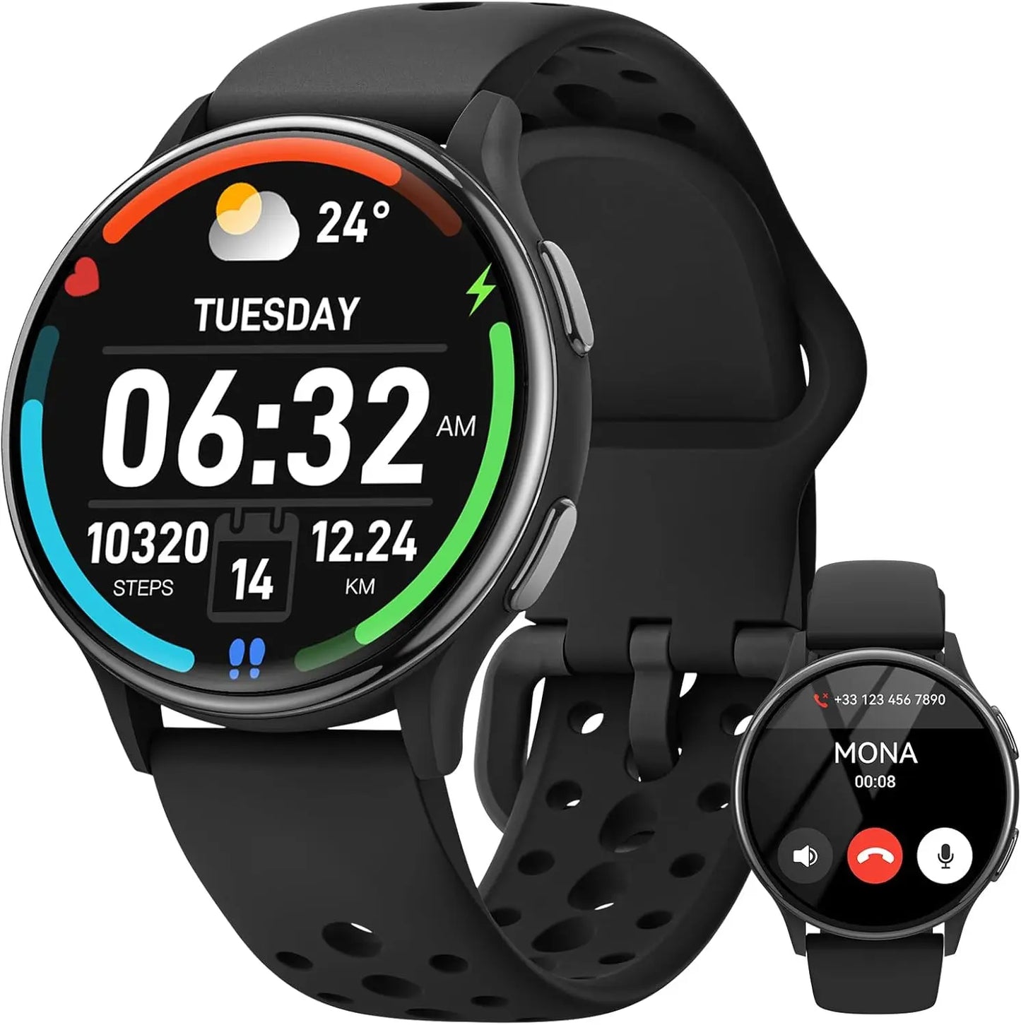 Smart Watches for Women [400+Watch Faces/Calls/Female Health]