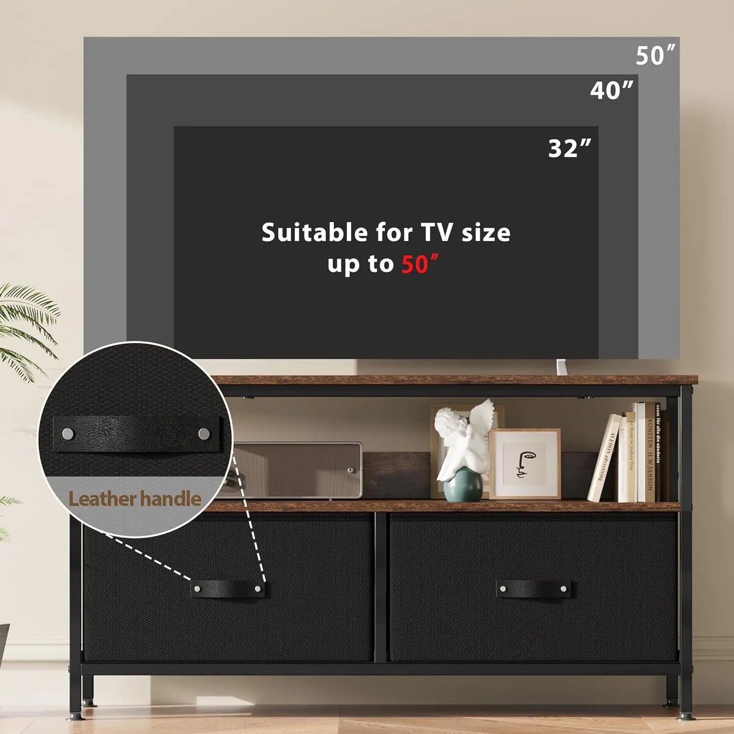 TV Console Stand Dresser with Storage