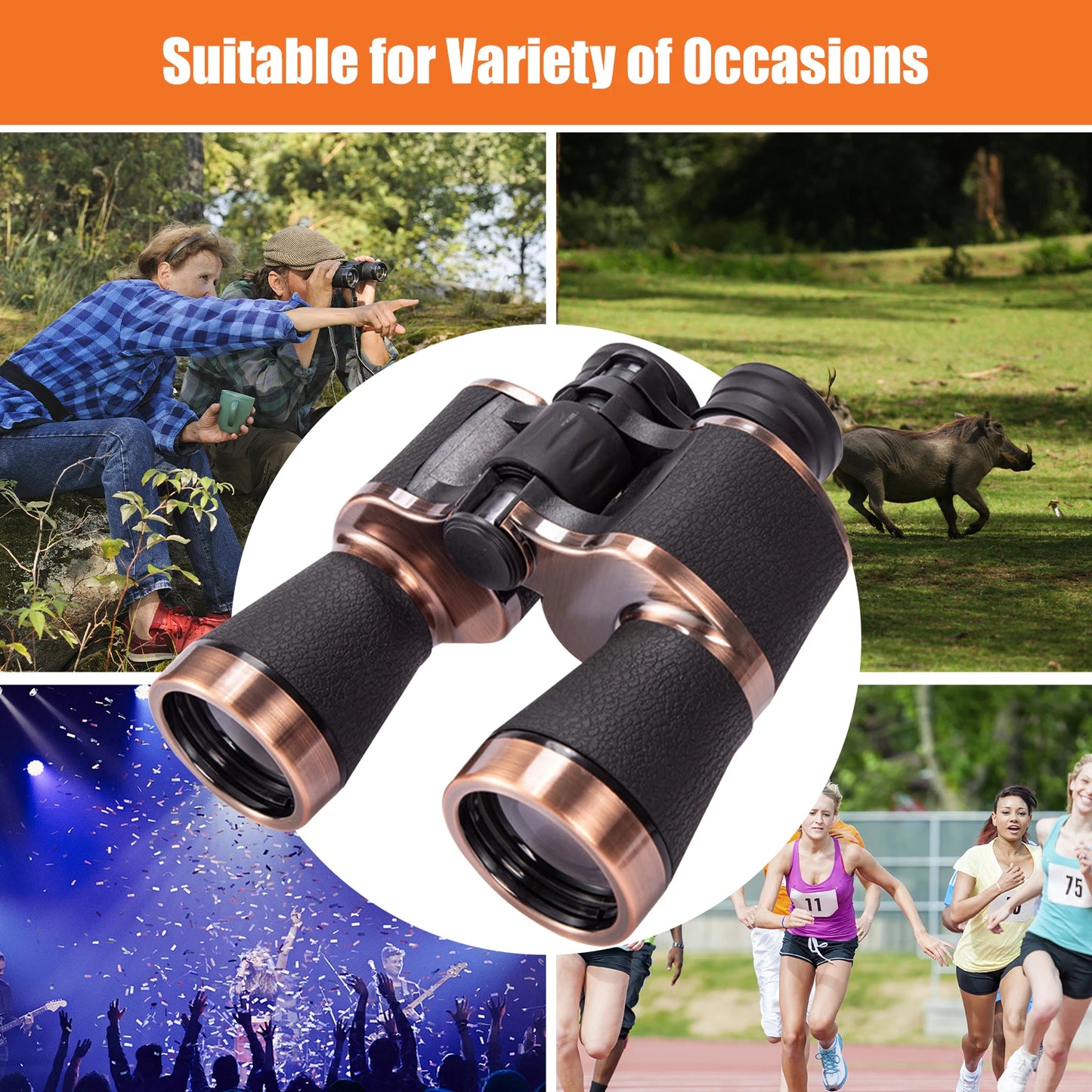 20x50 HD High Powered Professional Binoculars