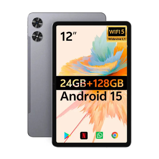 12-inch Tablet, Android 24GB RAM 128GB ROM 2K Display