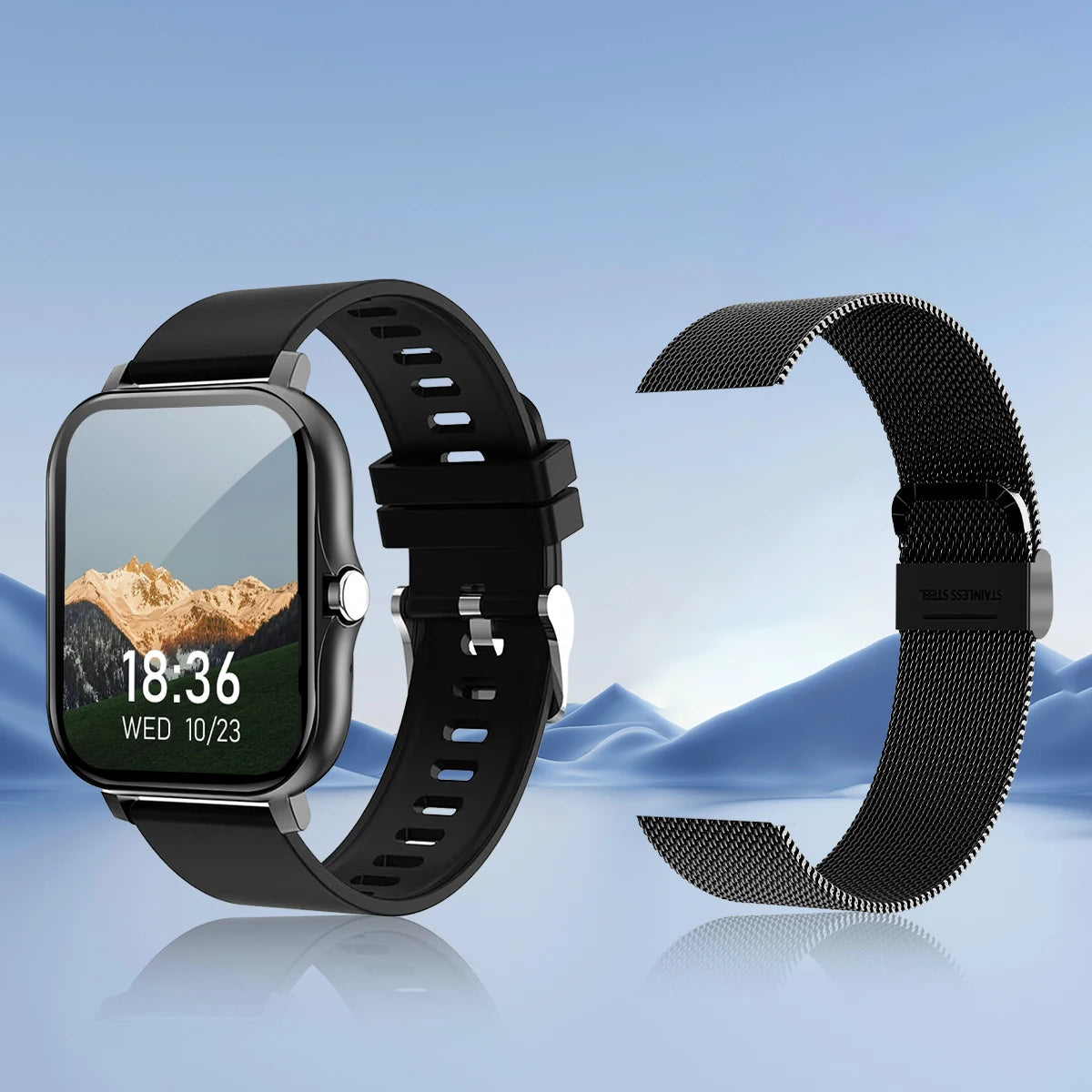 Smart watch wireless calling/dial, fitness monitoring for iPhone/Andriod