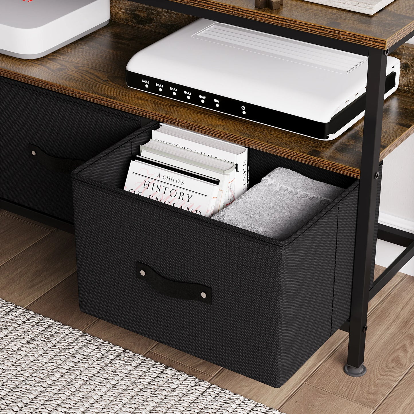 TV Console Stand Dresser with Storage
