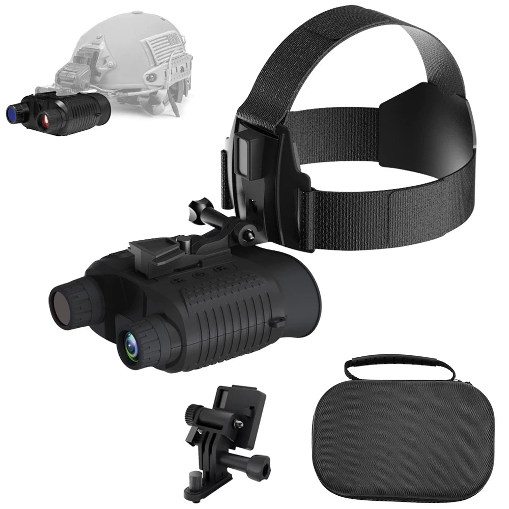 Head Mounted Tactical Helmet Night Vision Goggles for Outdoor Hunting