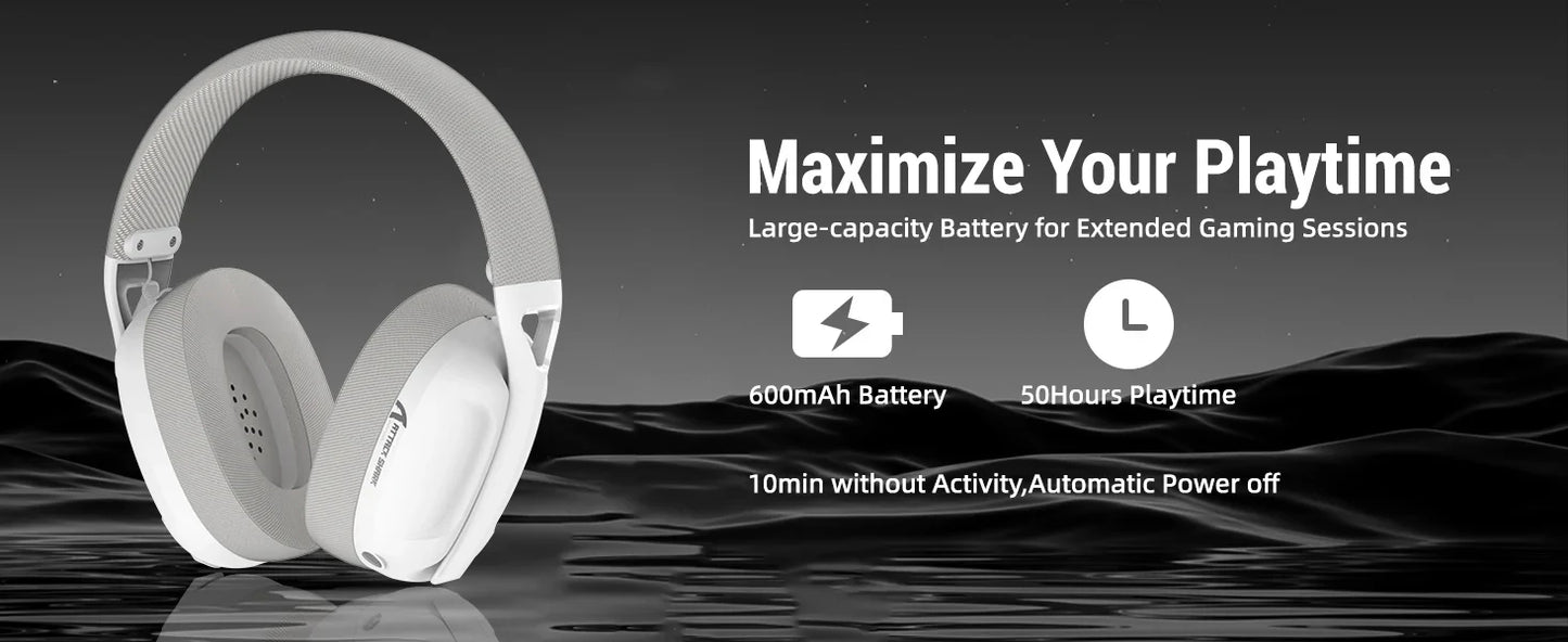 Ultra-Light Wireless Gaming Headset for PC/PS4/PS5/Switch/Xbox