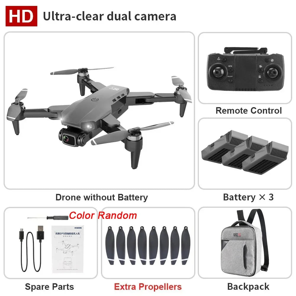 4K Professional 5G GPS HD Dual Camera Brushless Drone