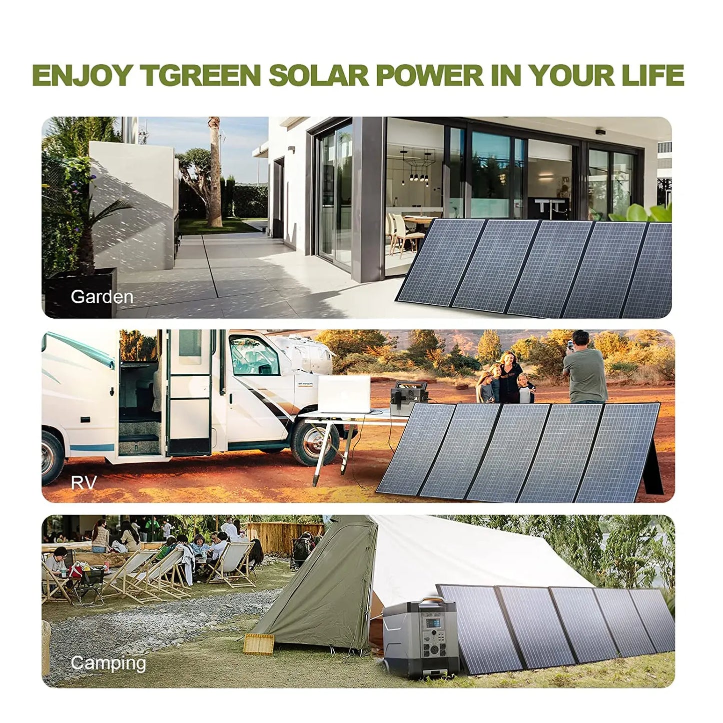 ALLPOWERS Foldable Solar Panel 400W / 200W / 140W / 100W / 60W
