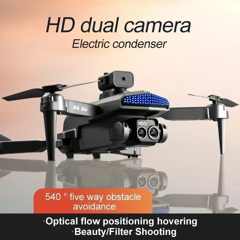 8K HD Drone with Dual Camera Optical Flow GPS, Obstacle Avoidance