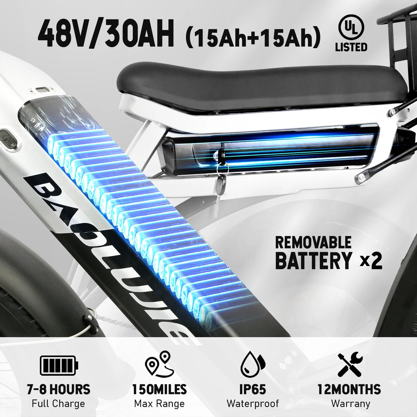 2000W Peak Cargo Electric Bike