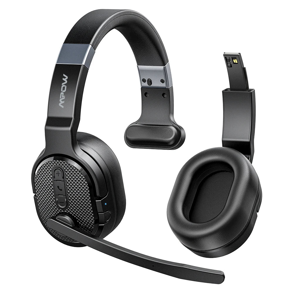 2 in 1 Wireless Headphones Bluetooth Headset