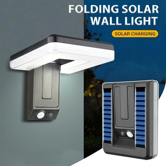 Solar Motion Sensor Outdoor Wall Light, Led Waterproof Dusk to Dawn