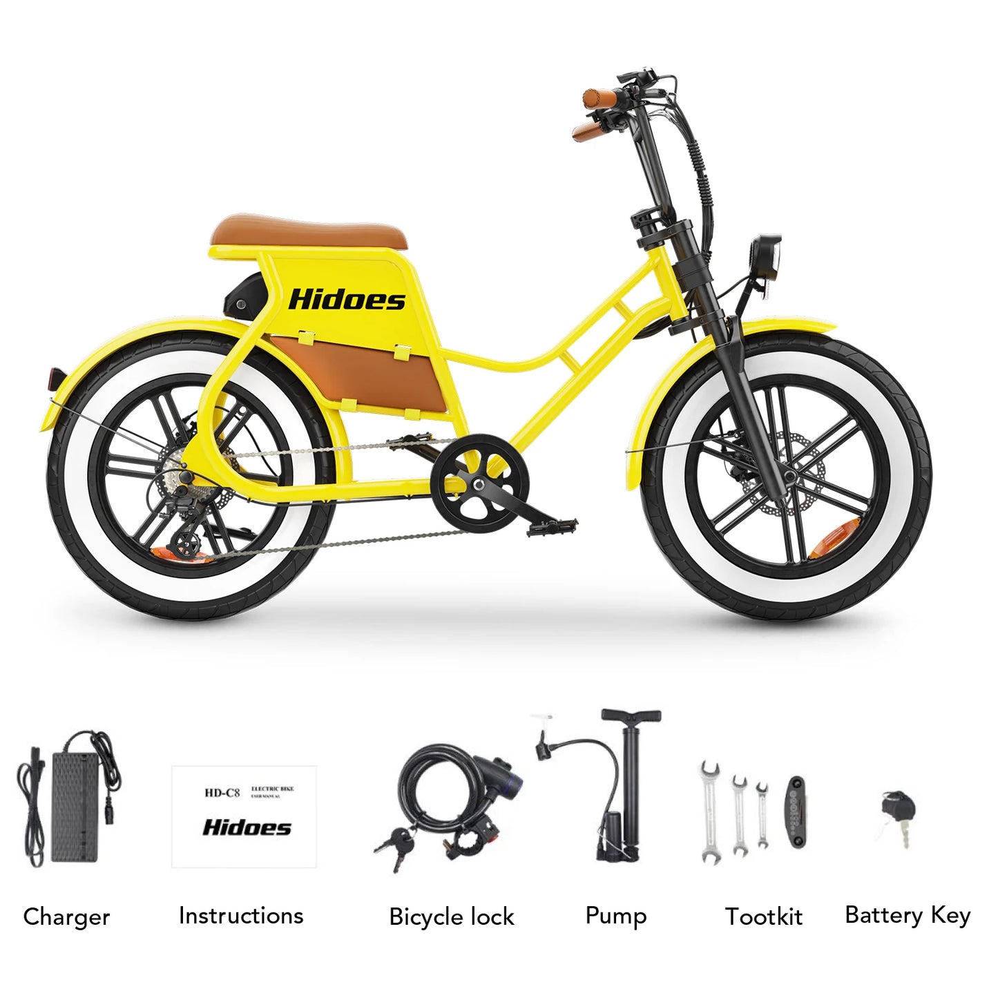 E-bike 700W Motor 48V17AH Lithium Battery Off-road Fat Tire .