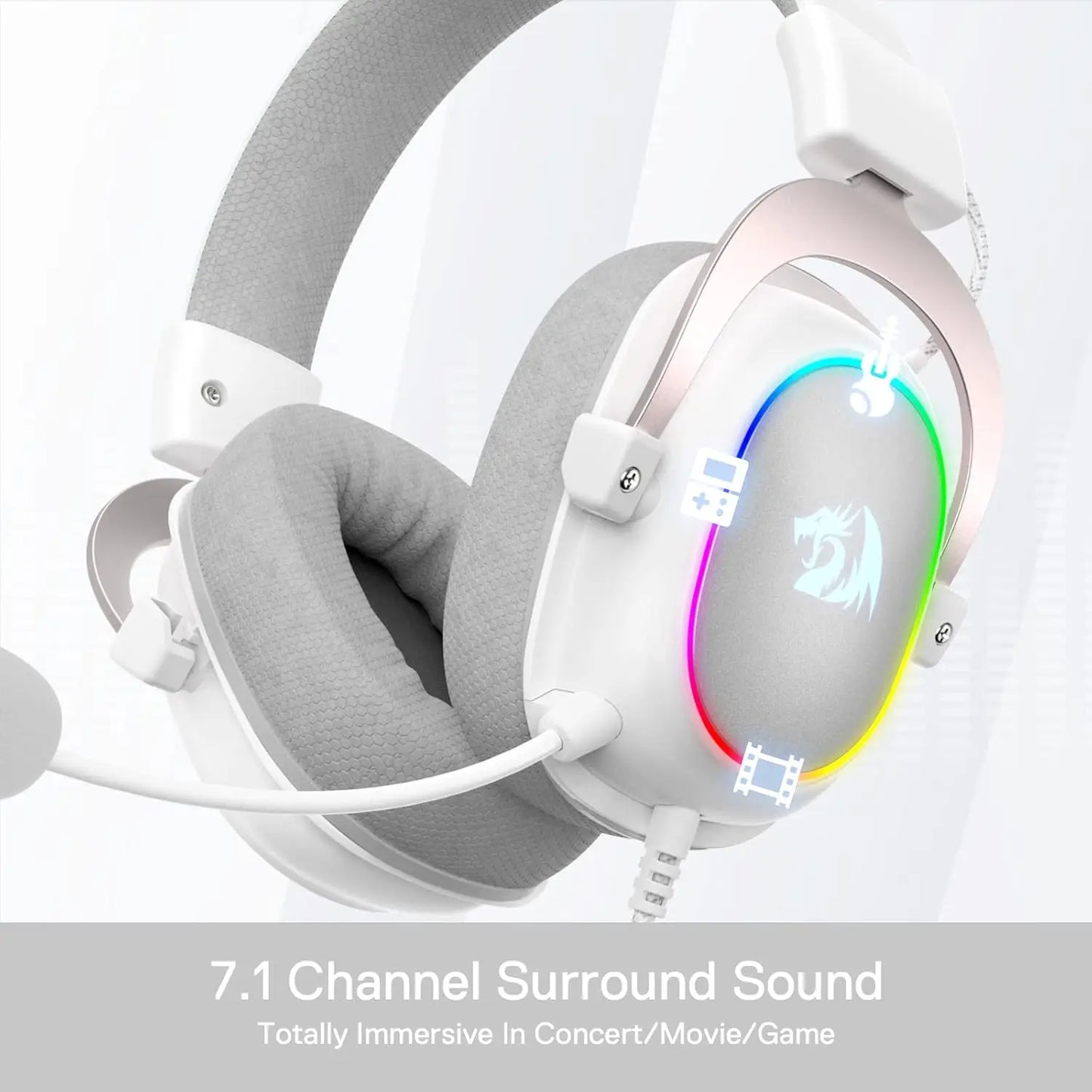 Wired Backlit Gaming Headset 7.1 Surround Sound
