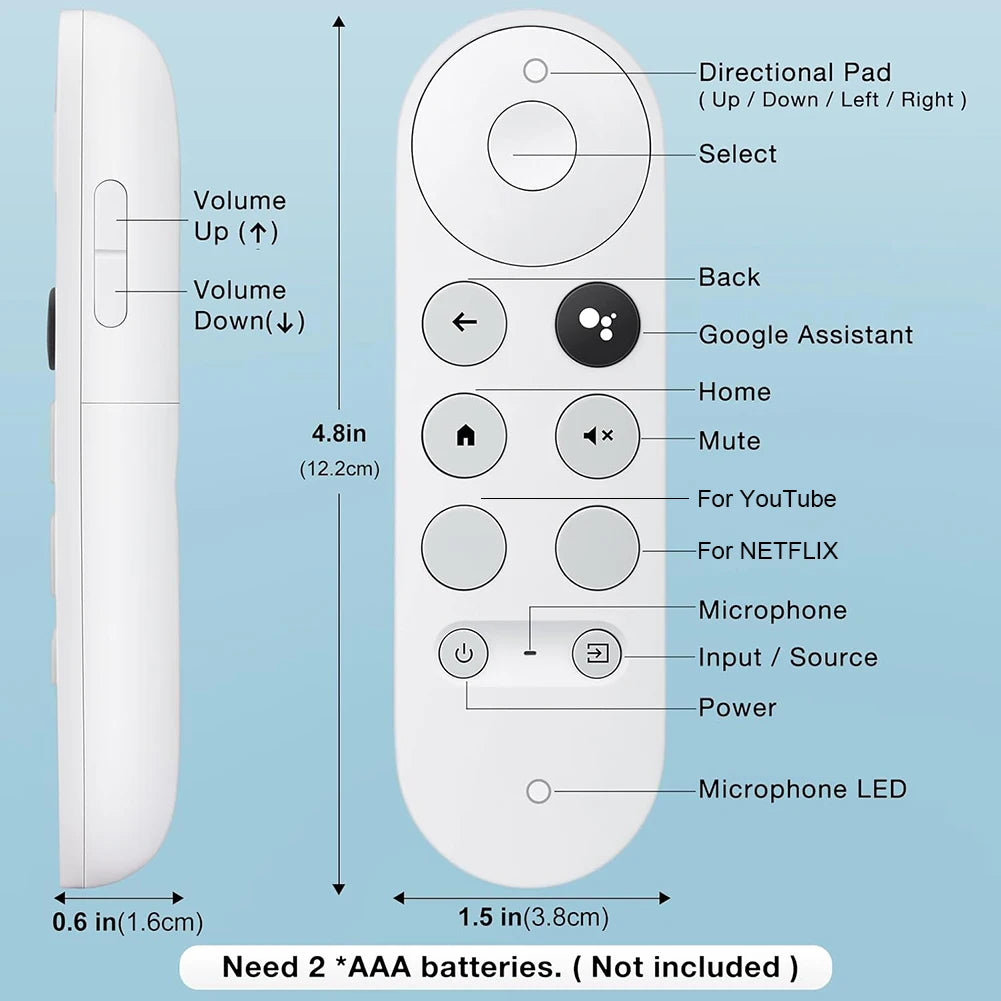 Suitable for Google Chromecast TV Voice Set-Top Box Replacement remote
