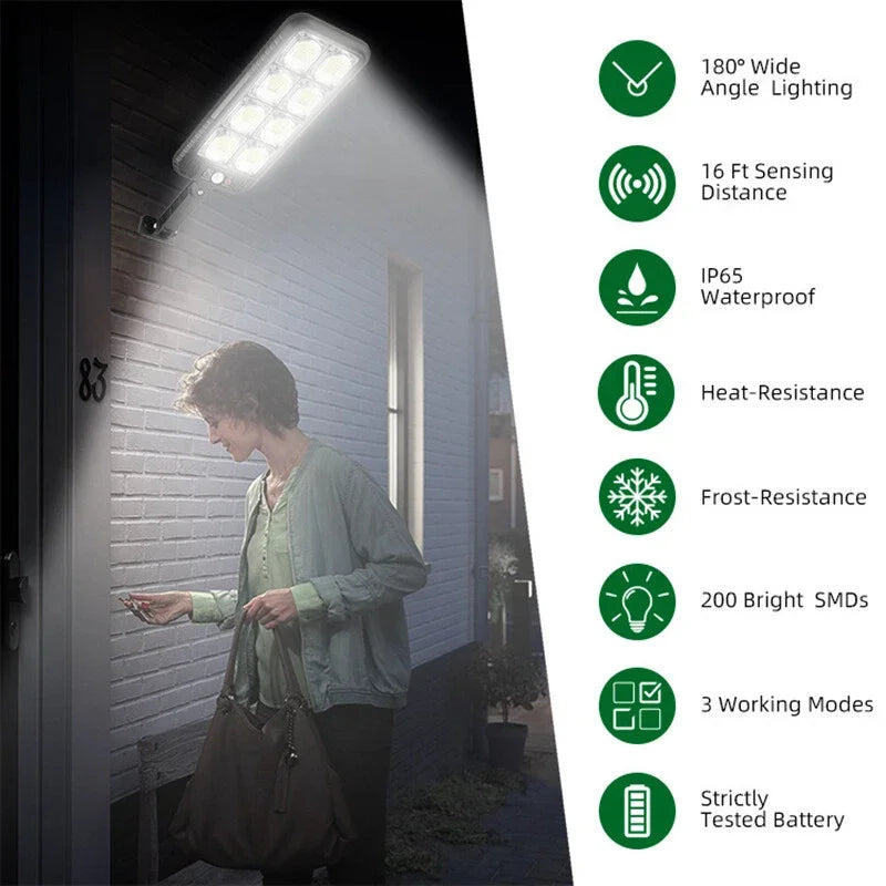 Outdoor Solar Street Light Motion Sensor LED