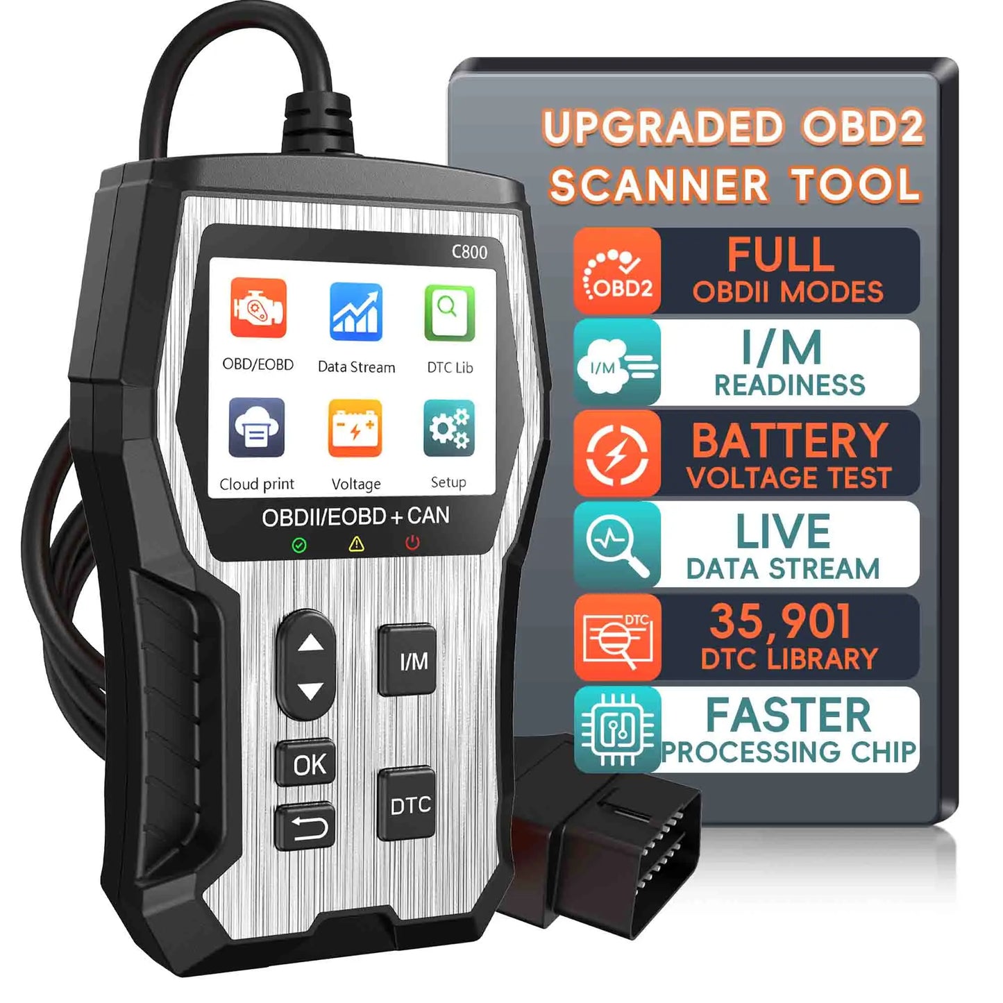 OBD2 Scanner Auto Check Engine Enhanced Diagnostic Tool