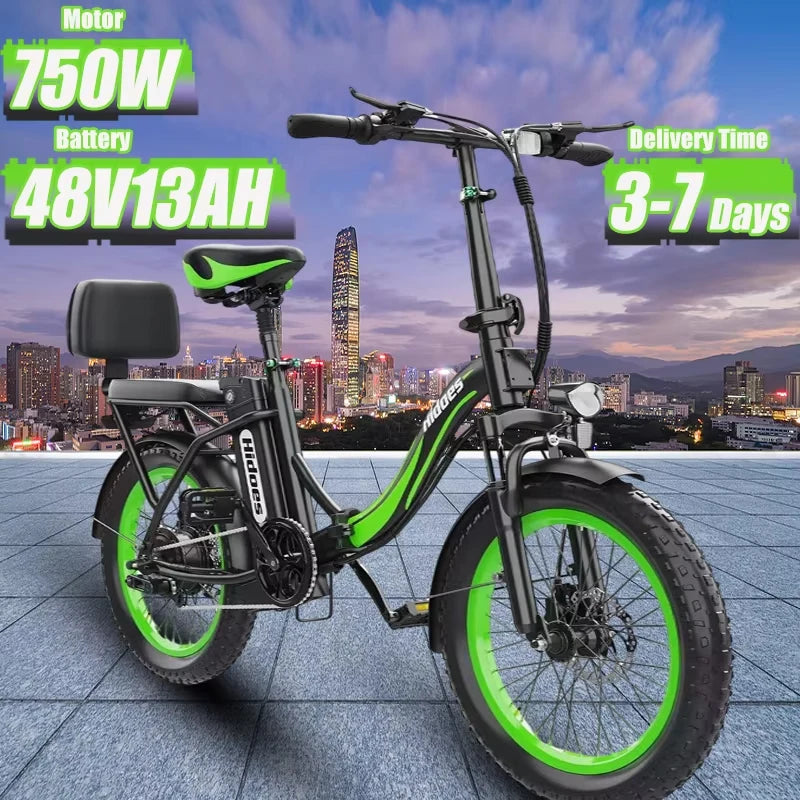 Folding Electric Bike 750W Powerful Motor