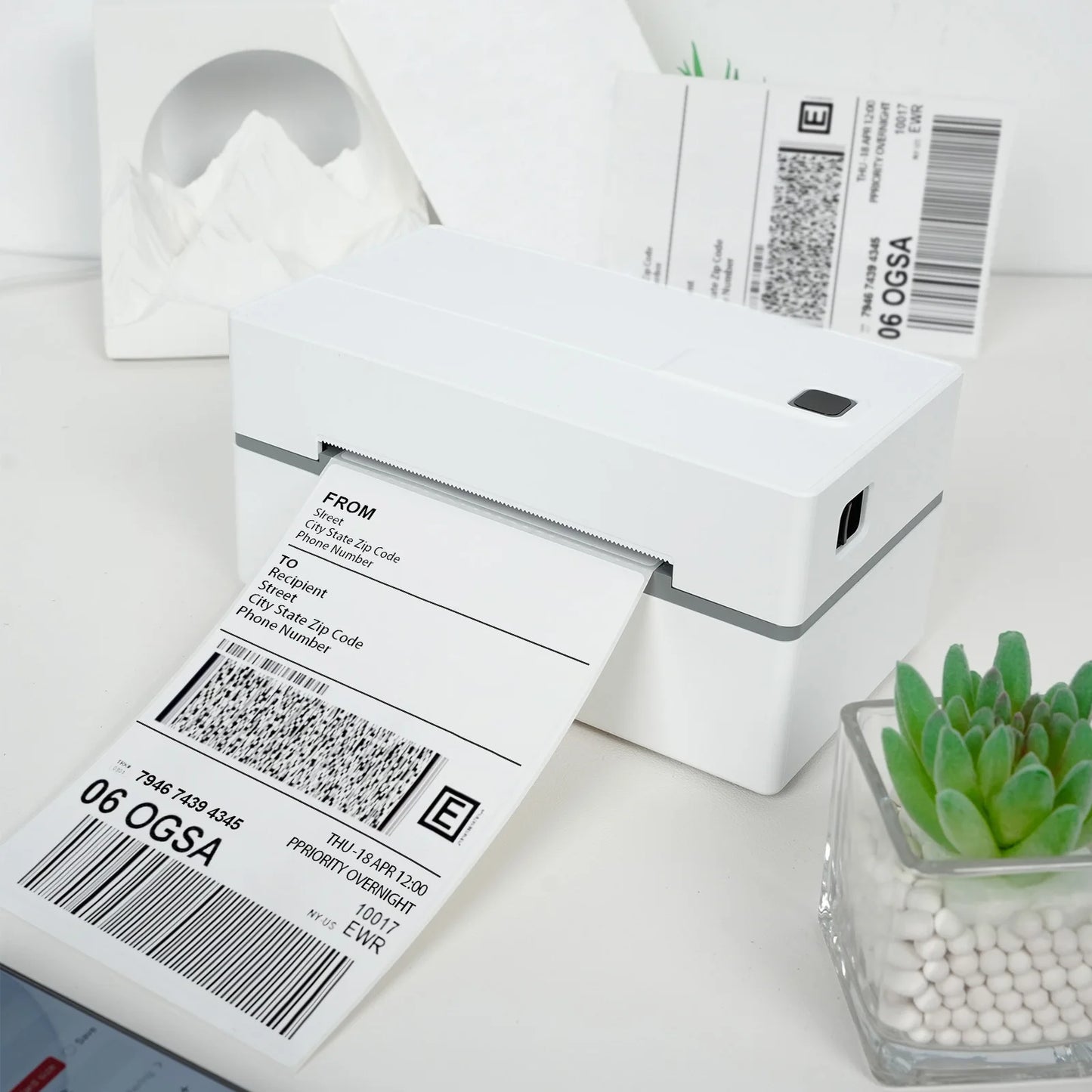 Thermal Label Printer Portable No Ink Required
