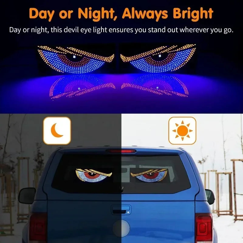 Devil Eyes LED Light for Cars Trucks Windshield Window Front and  Rear