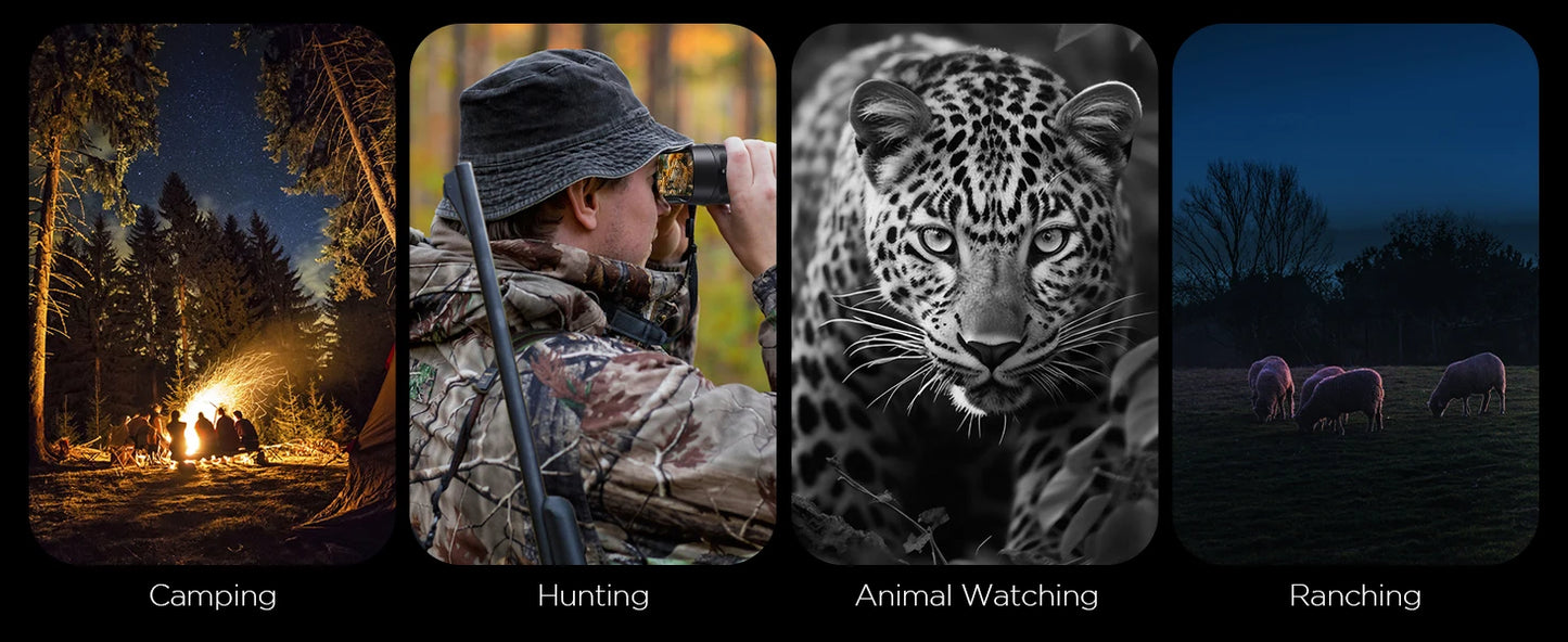 Night Vision Binoculars Goggles, 4K for Hunting/Camping