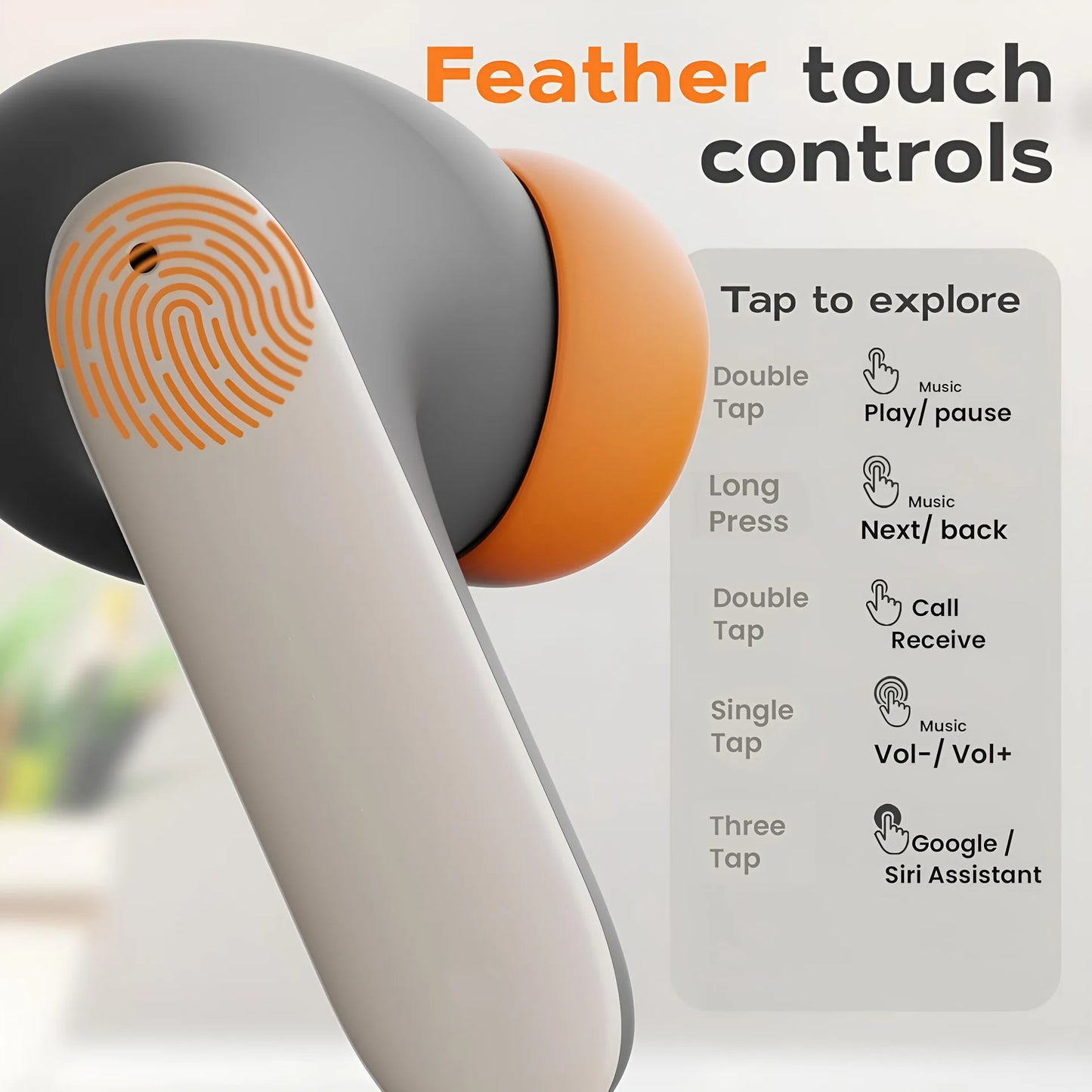 Noise Reduction Wireless Earbuds