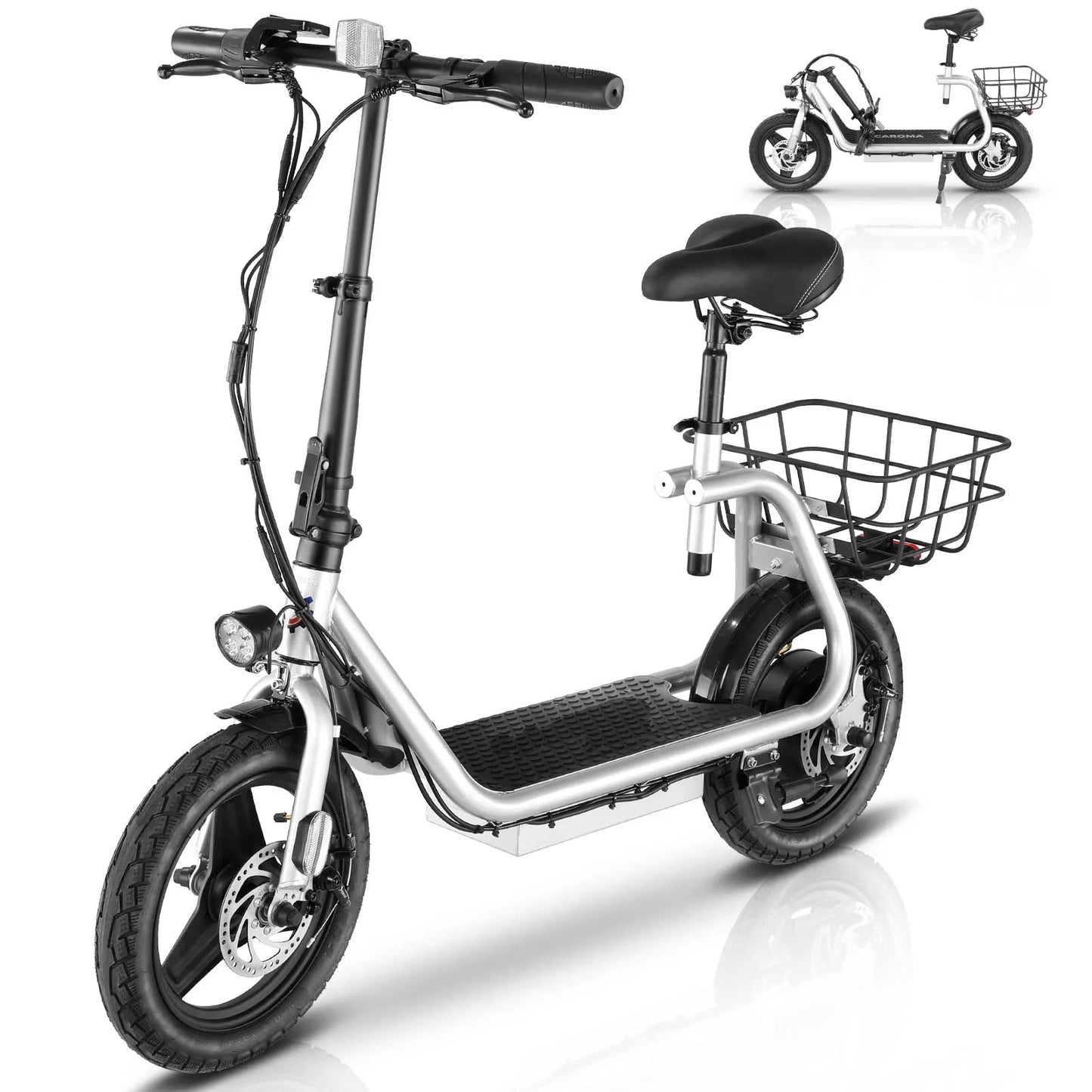 560W Electric Scooter with Seat for Adults 300 LBS