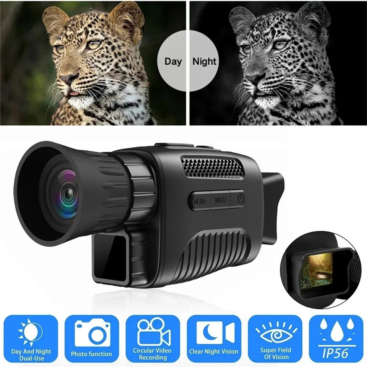 Night Vision Goggles,4K 984ft 7 Level Digital Night Vision