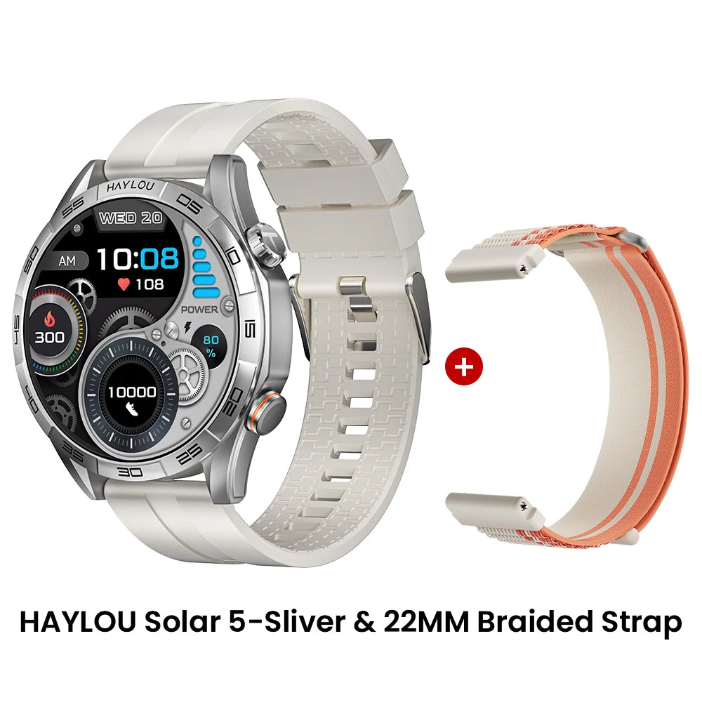 HAYLOU Solar 5 Voice Calling Smartwatch 1.58'' AMOLED Display