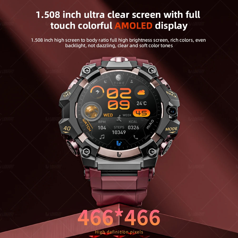 LOKMAT New APPLLP 2 PRO Rugged Sport Android Smart Watch