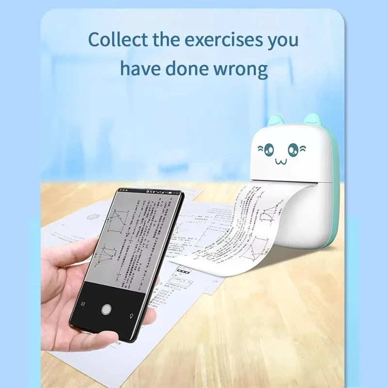 Portable Mini Bluetooth WiFi New Wrong Printer
