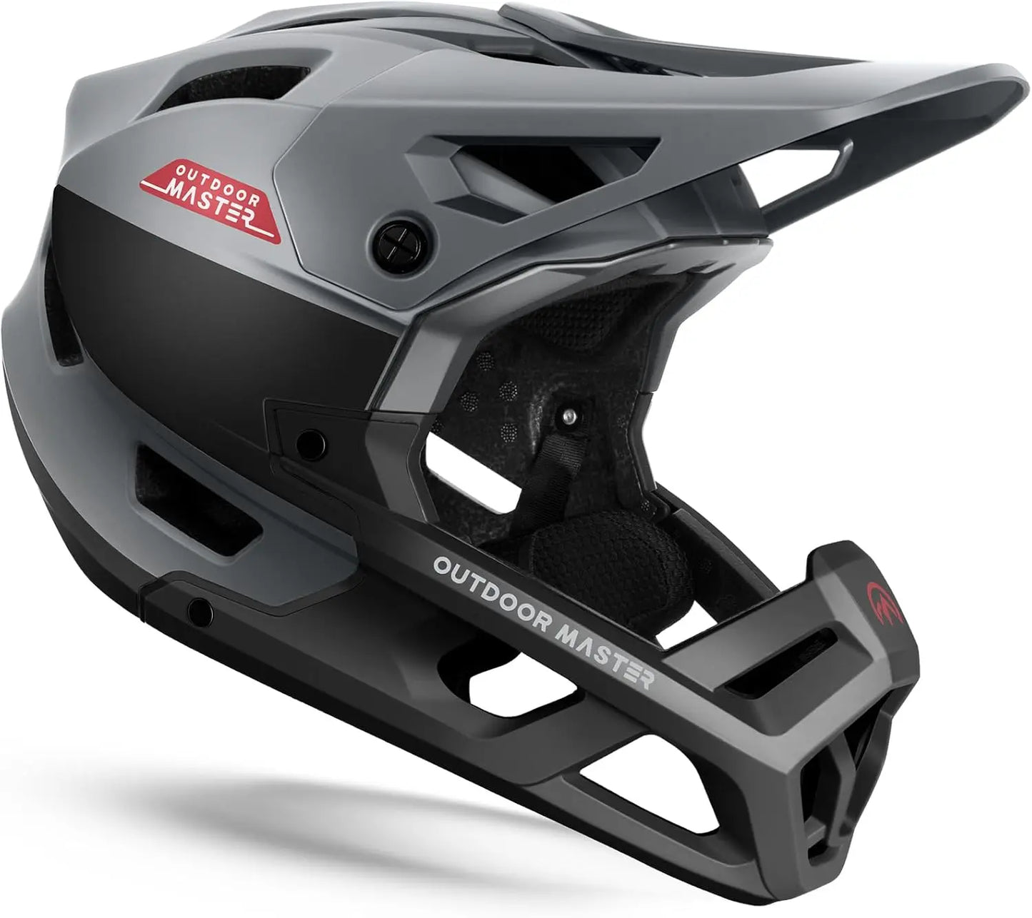 Full face mountain bike helmet , ventilated