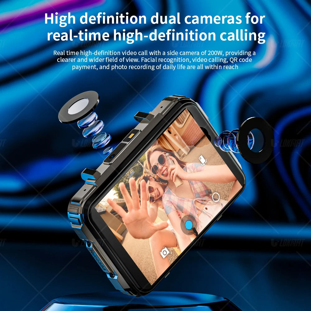 LOKMAT APPLLP 5 MAX Android Smartwatches Dual Camera with Flashlight