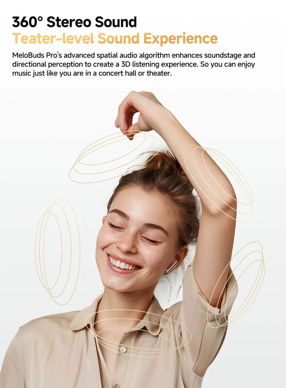 ANC Bluetooth 5.3 Earphones, Wireless