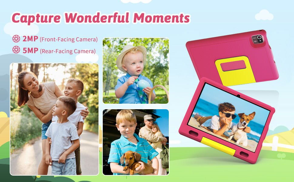 10-inch Kids Tablet Android 13 Kid Tablet, , Pre Installed, Parental Control